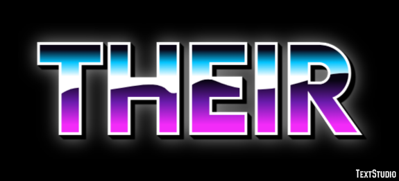 Their Text Effect