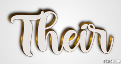 Their Text Effect