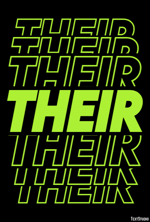 Their Text Effect