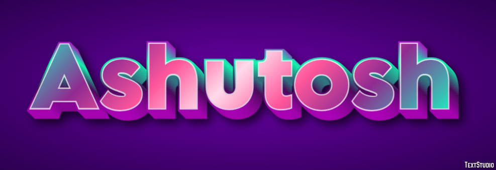Ashutosh Efeito de texto