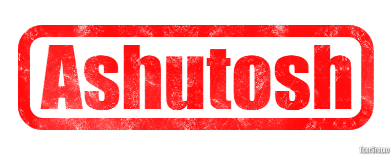 Ashutosh Эффект текста