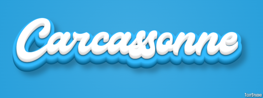 Carcassonne Effet de Texte