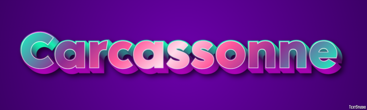 Carcassonne Effet de texte