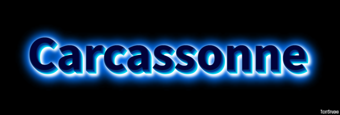 Carcassonne Effet de texte