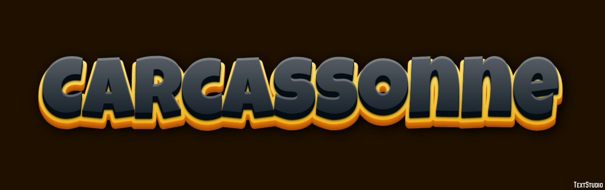Carcassonne Effet de Texte