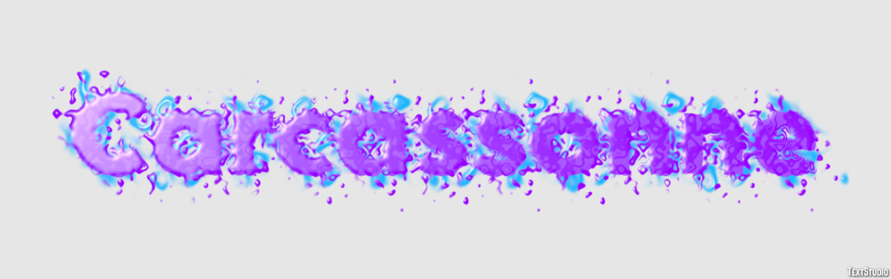 Carcassonne Effet de Texte