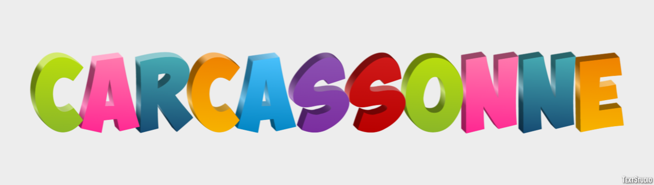 Carcassonne Effet de texte