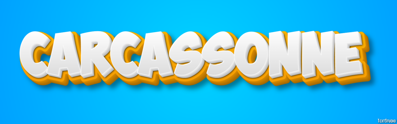 Carcassonne Effet de texte