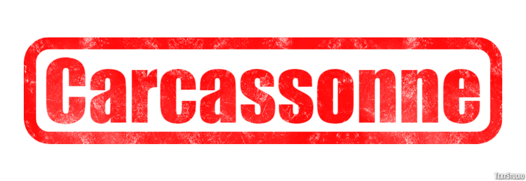 Carcassonne Effet de texte