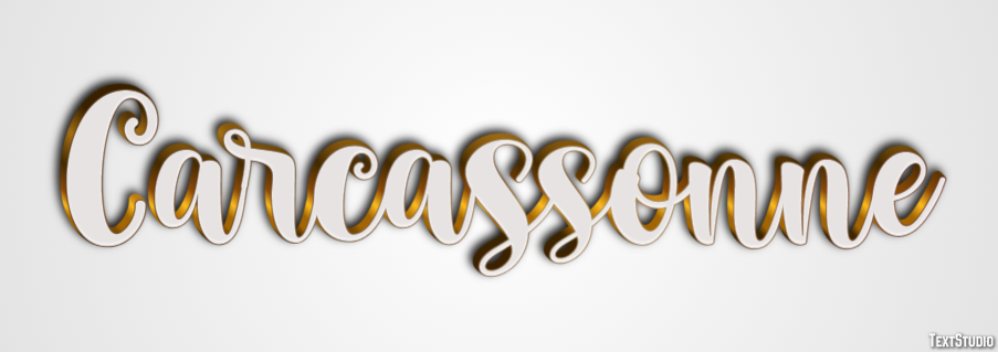 Carcassonne Effet de texte
