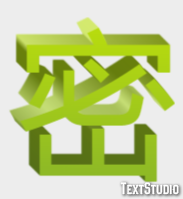 密 テキスト効果