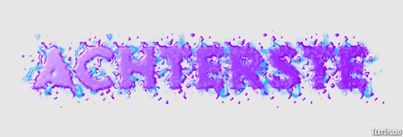 Achterste Text Effect