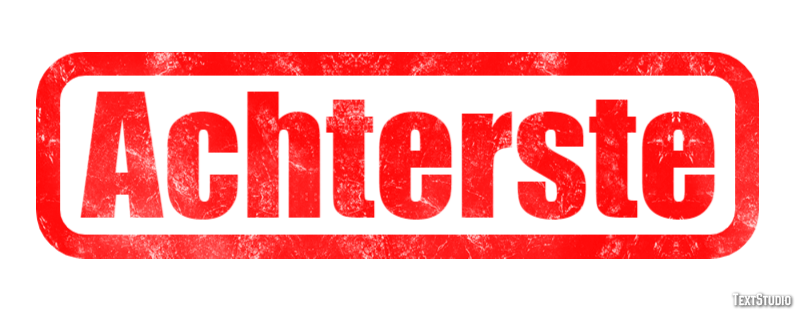 Achterste Text effect