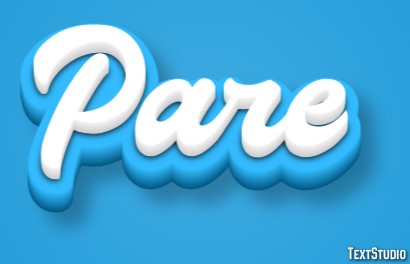 Pare テキスト効果
