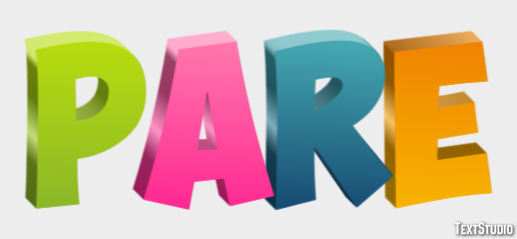 Pare テキスト効果