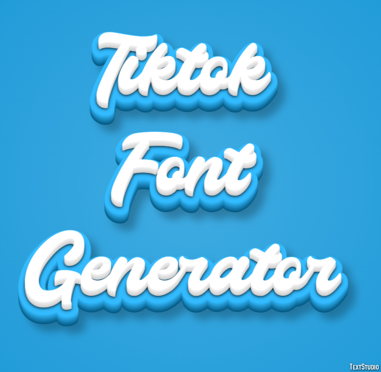 Tiktok Font Generator Effetto testo