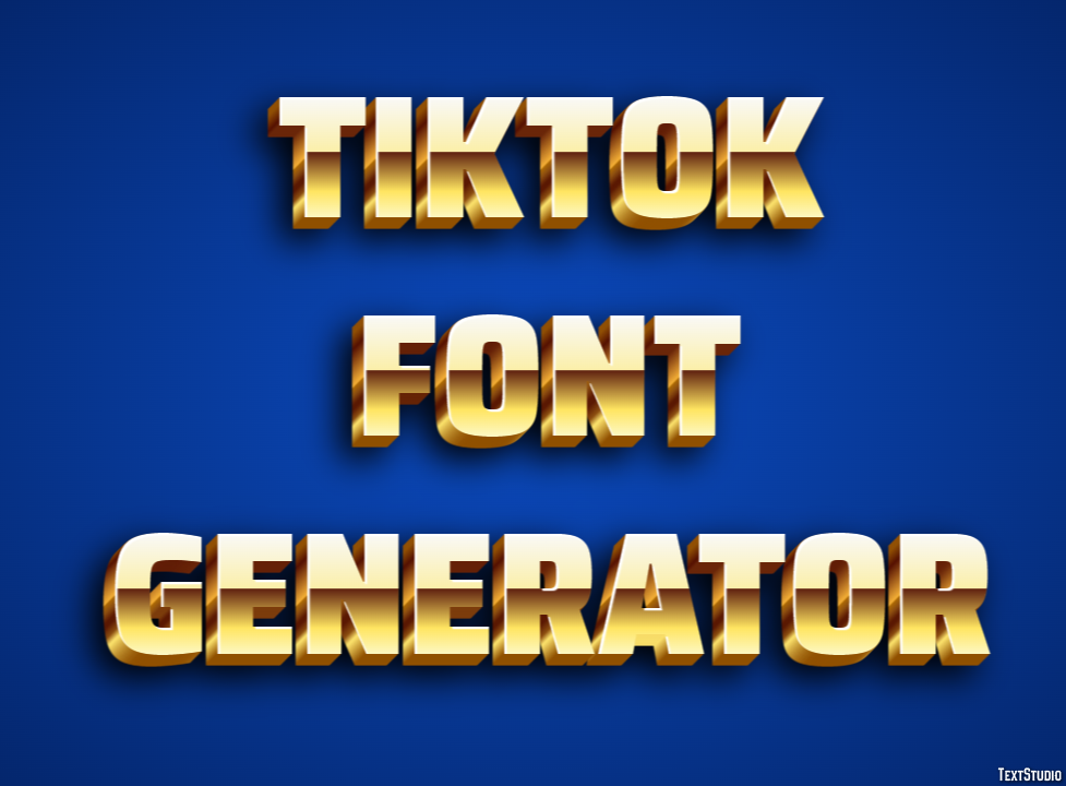Tiktok Font Generator Effetto testo