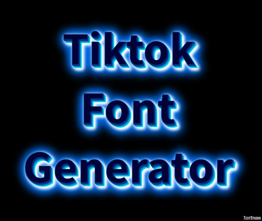 Tiktok Font Generator Effetto testo
