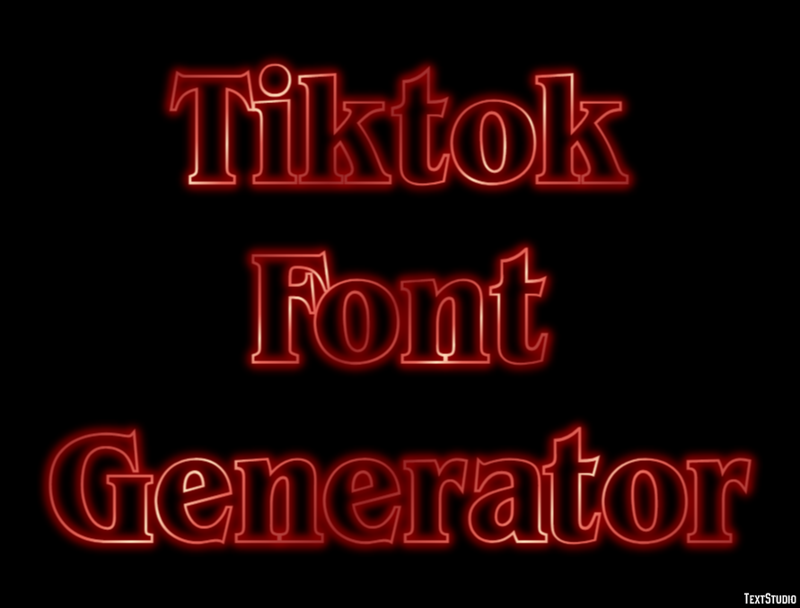 Tiktok Font Generator Effetto testo
