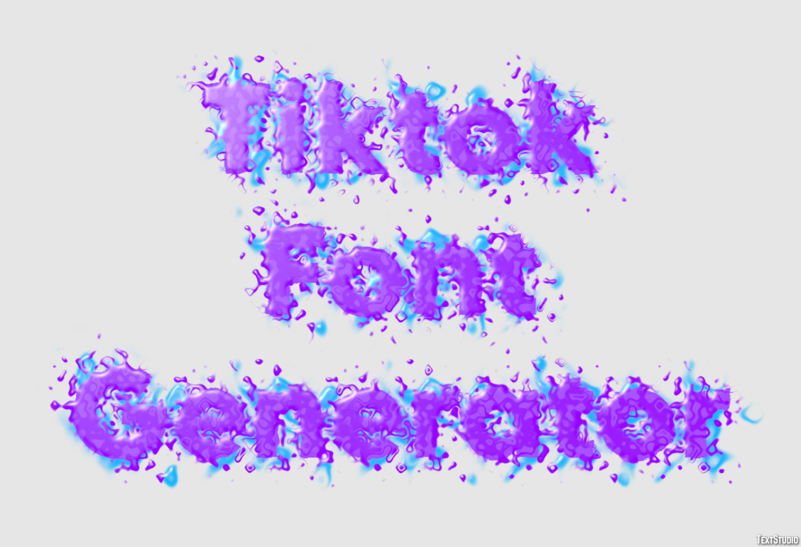 Tiktok Font Generator Effetto testo
