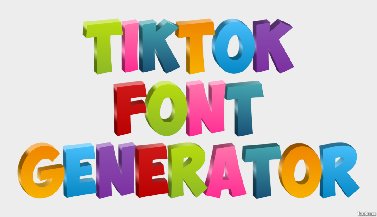 Tiktok Font Generator Effetto testo