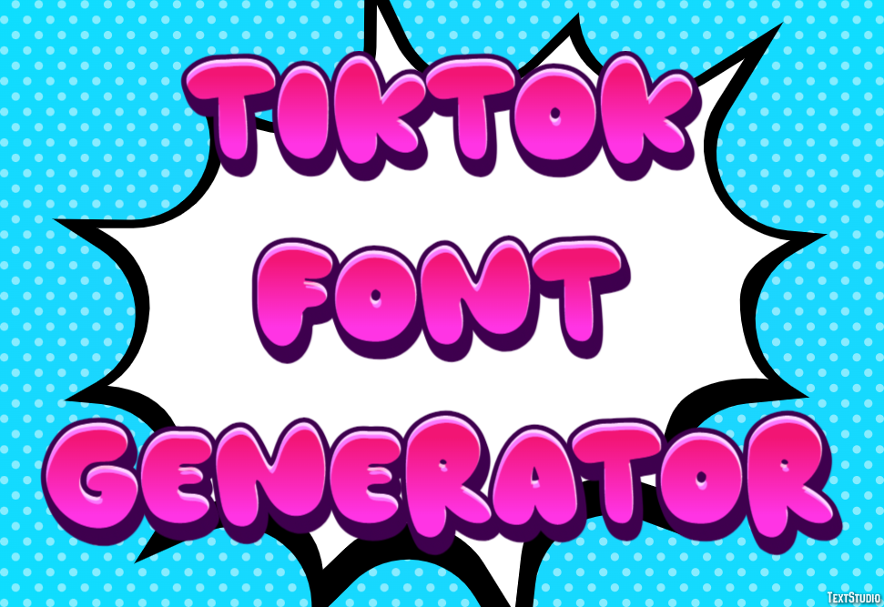Tiktok Font Generator Effetto testo