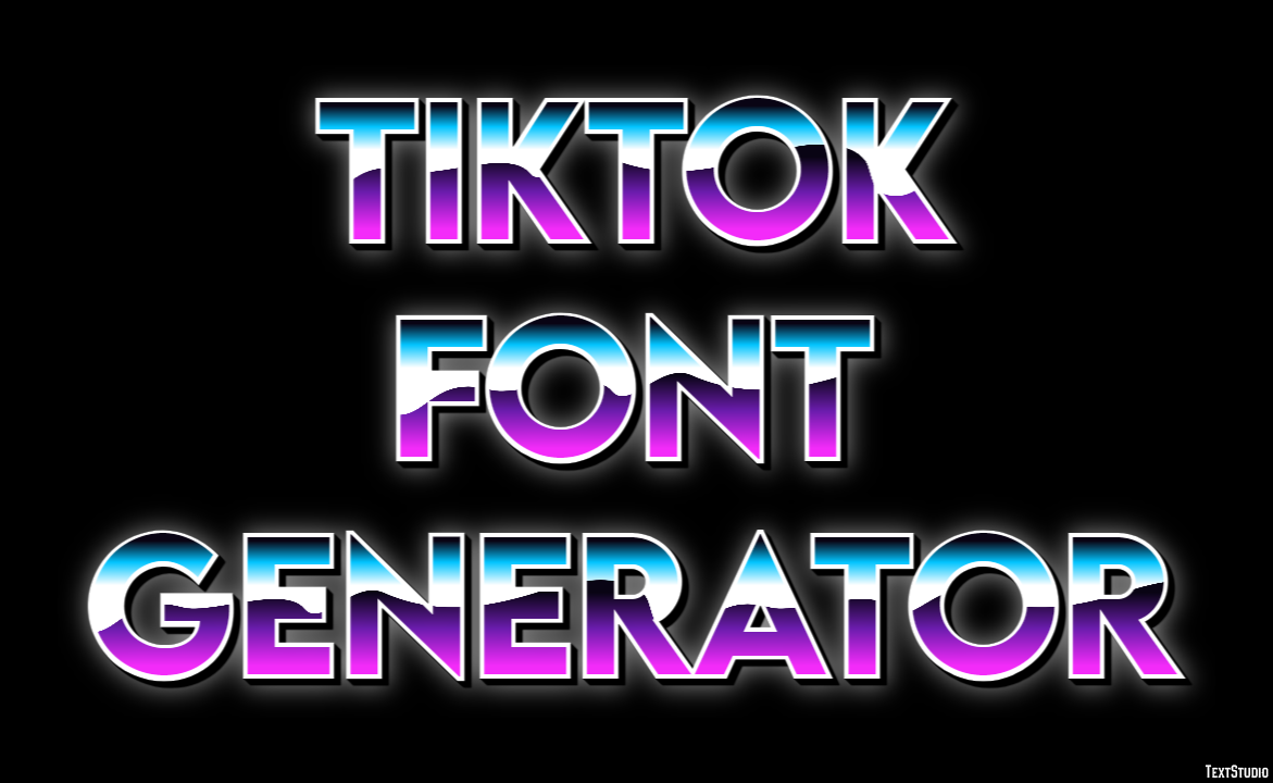 Tiktok Font Generator Effetto testo