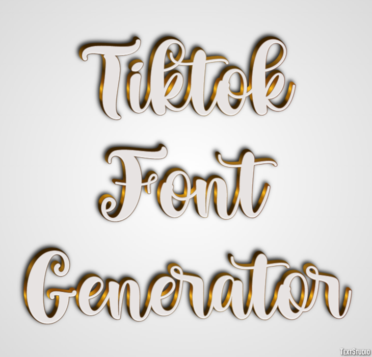 Tiktok Font Generator Effetto testo