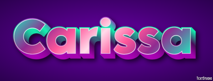 Carissa Tekst Effect