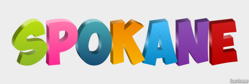 Spokane Efekt tekstowy