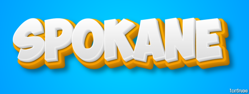 Spokane Efekt tekstowy