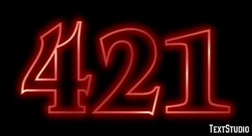 421 Text Effect