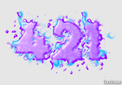 421 Text Effect