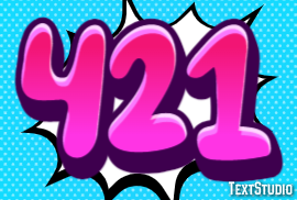 421 Text Effect