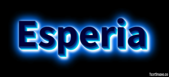 Esperia Effetto testo
