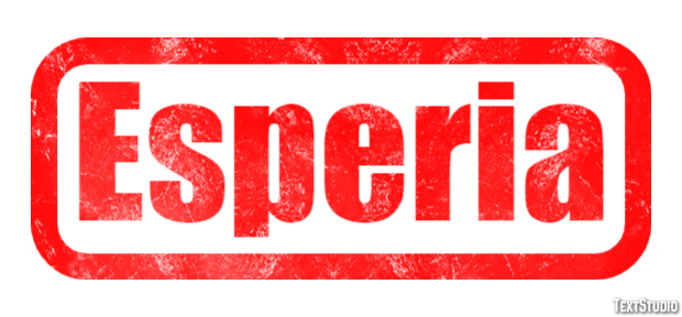Esperia Effetto testo