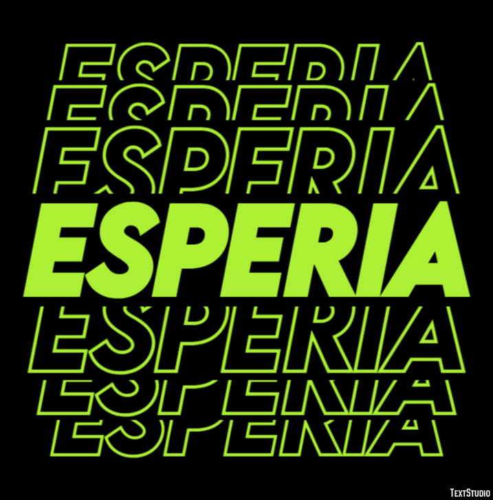 Esperia Effetto testo