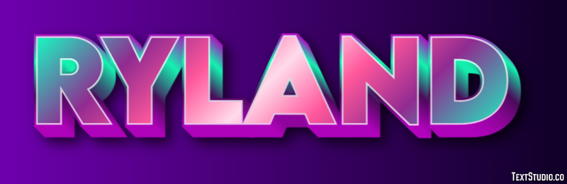 Ryland Text Effect
