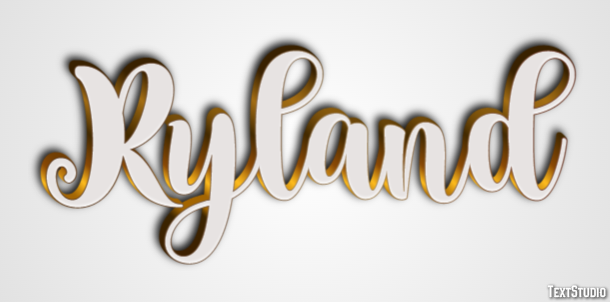 Ryland Text Effect