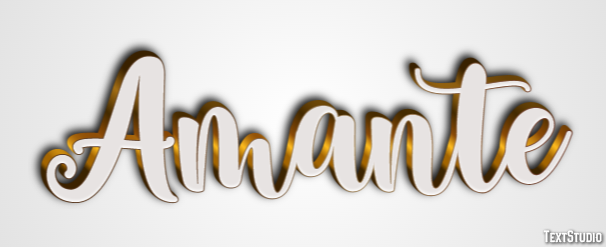 Amante Effet de Texte