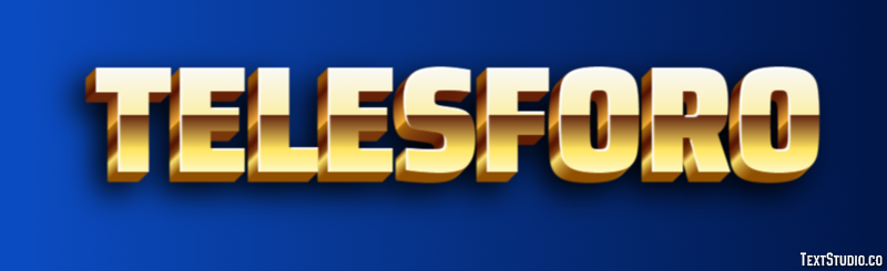 Telesforo Effetto testo