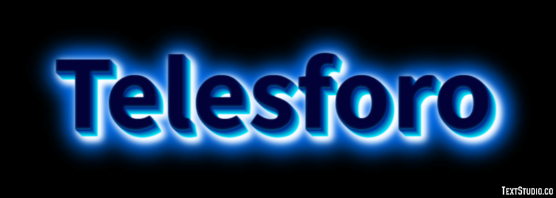 Telesforo Effetto testo