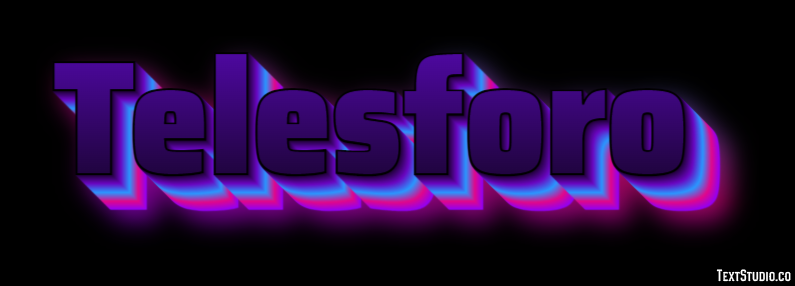 Telesforo Effetto testo