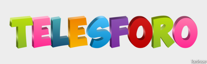 Telesforo Effetto testo