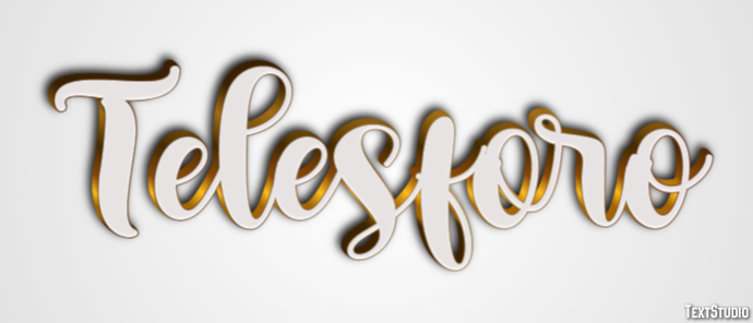 Telesforo Effetto testo
