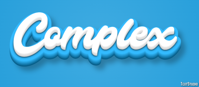Complex Efeito de texto