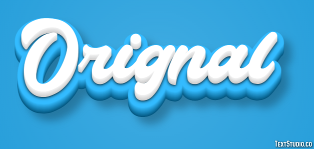 Orignal Effet de Texte