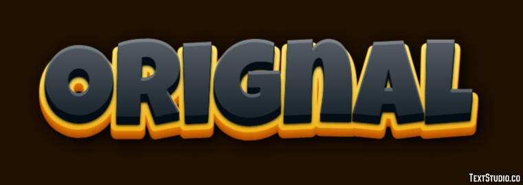 Orignal Effet de Texte