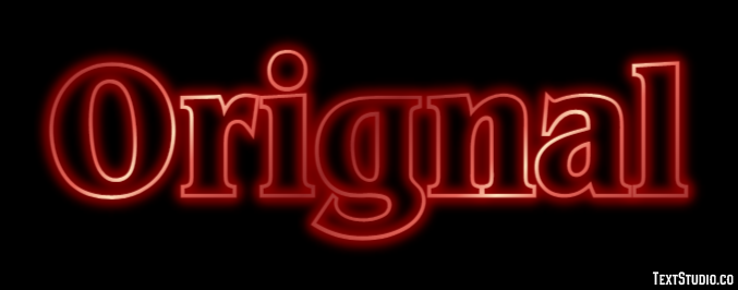 Orignal Effet de Texte