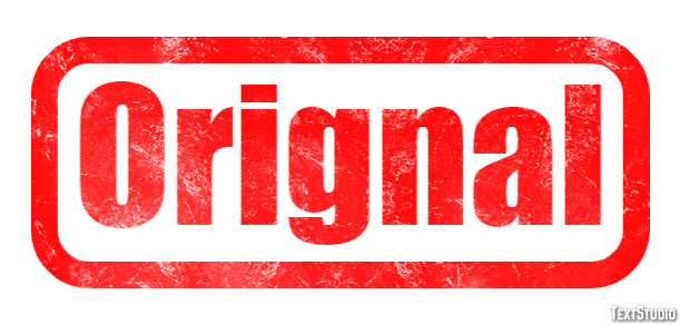 Orignal Effet de Texte
